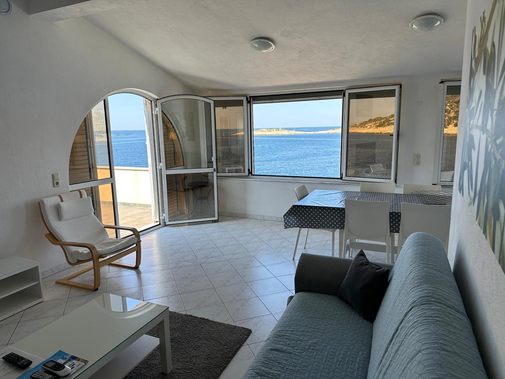 Direkt Am Meer-Apartments Puntaplanka Рогозница Экстерьер фото